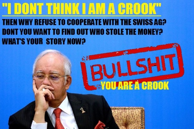 Image result for I am not a crook Najib Razak